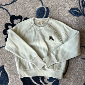 light blue burberry sweatshirt